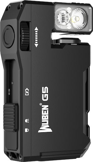 Făclie de Mână Wuben G5 400 Lumeni cu Magnet și Cap Rotativ 180°