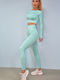 Instruire Set de femei cu Cropped Colanti Talie inalta Ca