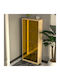 Brauner Schuhschrank aus Holz mit Klappfächern B63xT24xH150 cm