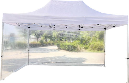 Epiplo-Fos Side for Kiosk Transparent with PVC Coating 3x3m