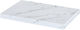 Melamine Presentation Tray Gn 1/4 26.5x16.5x1.7cm Marble Series-gtsa Set of 6 Pieces