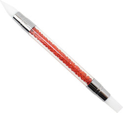 Silicone Nail Brush Red Silicone Nail Brush Red