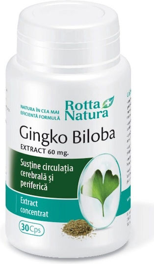 Ginkgo Biloba 60mg Rotta Natura 30 Capsule