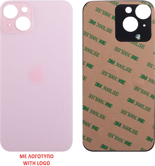 Iphone 15 Plus Battery Cover + 3m Sticker Pink 3p