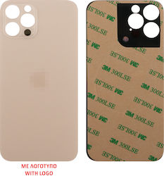 Iphone 12 Pro Max Battery Cover + 3m Sticker Gold 3p Iphone 12 Pro Max Battery Cover + 3m Sticker Gold 3p