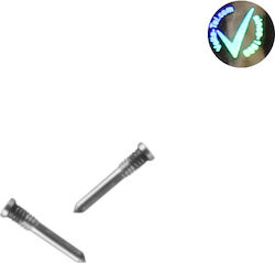 iPhone 11 Pro Max 11 X Xr Xs Xs Max Screws Bottom Part Set 2 Pcs White 3p