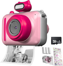 Smartic Kids Camera Ultra Hd 2.5k Resolution 1200mah Battery 2.0 Inch Screen 32 Gb Memory Card Instant Print Function Built-in Games 3 Print Rolls Mp3 Selfie Mode