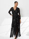 Rochie Maxi De Seară Neagră