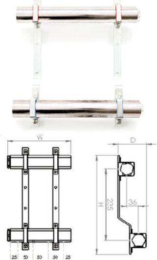 Sigma-li Месингов Разпределител 309x325x87mm Rm-6