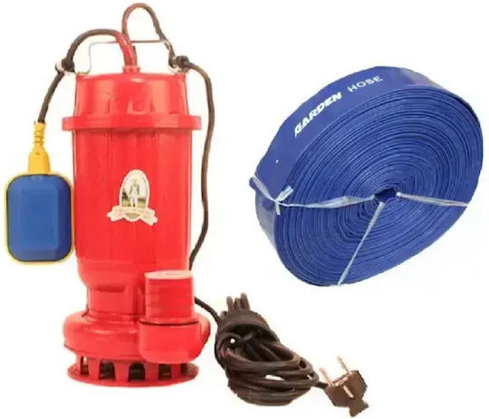 Pachet Pompă Apă Murdară cu Plutitor Micul Fermier 1100w Include Furtun 2 Inch 50 M Cobi Smart
