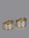 Earrings made of Silver Gold Plated