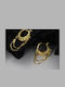 Earrings made of Silver Gold Plated