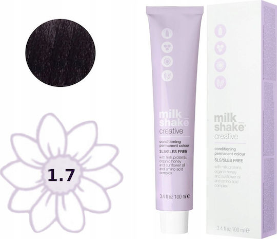Milk Shake Creative Βαφή Μαλλιών 1.71v Violet Black 100ml