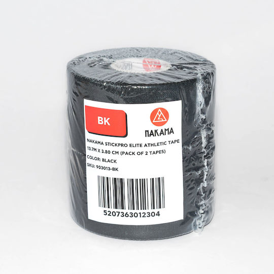 Nakama Adhesive Sport Tape 3.8cm x 13.7m Black