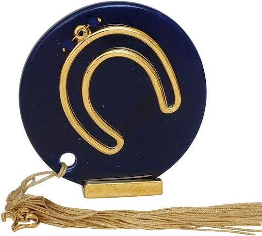 La Belle Maison Handmade Tabletop Lucky Charm Horseshoe Blue Ceramic 2026 8.5cm D1884