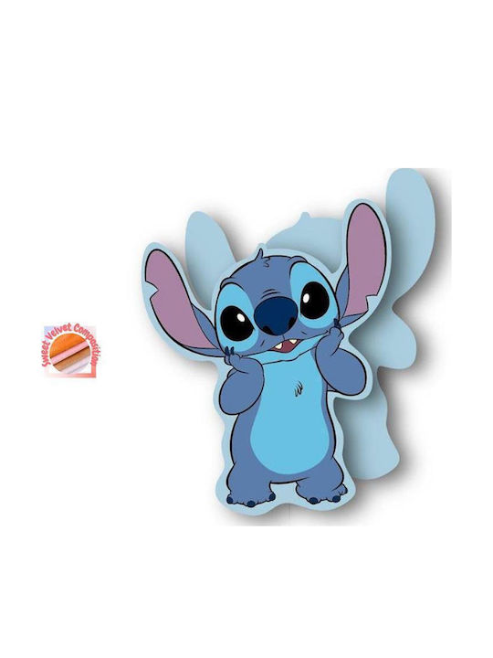 Disney Kids Throw Pillow Stitch Light Blue