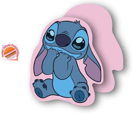 Disney Παιδικό Διακοσμητικό Μαξιλάρι Stitch Ροζ