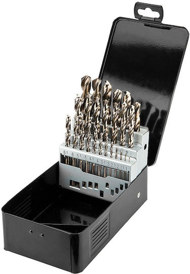 Neo Tools Set of 25 Drills Cobaltium for Metal