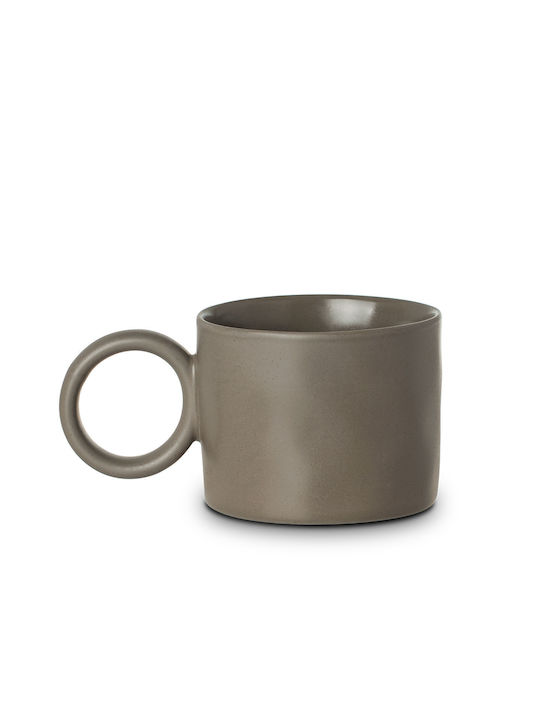 Estia Κούπα Κεραμική Γκρι 400ml