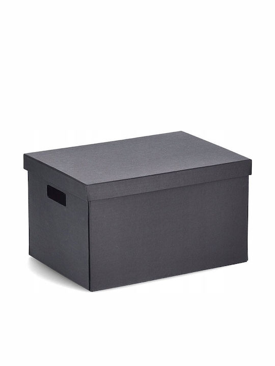 Zeller Paper Storage Box with Lid 25x35x20cm 1pcs