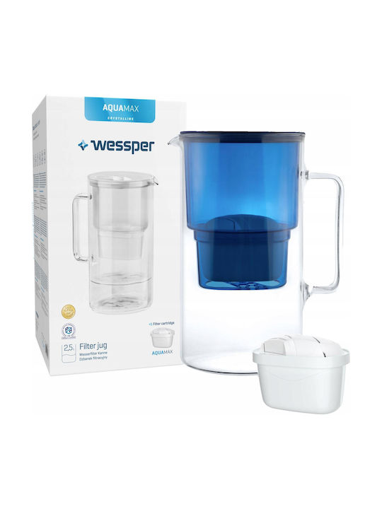 Wessper Κανάτα με 1 Ανταλλακτικό Φίλτρο 2500ml