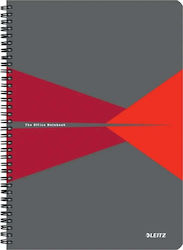 Leitz A4 Notebook 90 Sheets Red