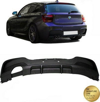 Mtuning Rear Diffuser Matt Black Bmw 1 F20 F21 Pre-facelift 2011-2015