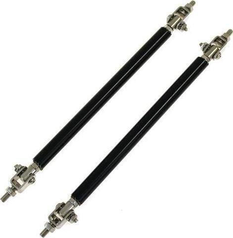 Mtuning Aileron Bracket Diffuser Mount 100mm Black Tie Bars