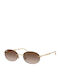 Ray Ban Unisex Γυαλιά Ηλίου με Χρυσό Μεταλλικό Σκελετό και Καφέ Ντεγκραντέ Φακό RB3767 001/13