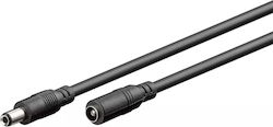 Microconnect Dc Cable 5.50 X 2.50 Mm 10m Dc Male Dc Female Black