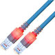 Sacon S/FTP Ethernet Network Cable 2m Blue 1pcs