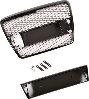 Mtuning Grilă Sport Negru Lucios Audi A6 C6 Pre-facelift 2004-2008