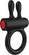 Vibrating Cock Ring with Clitoral Stimulator 10 Speeds Hidden Desire Extreme Performance Max Turbo C-ring Black 10cm
