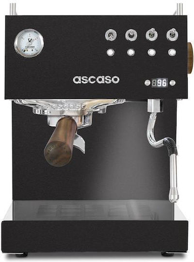 Ascaso Steel Uno Pid Μηχανή Espresso 2068W Πίεσης 20bar Μαύρη