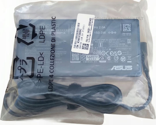 Τροφοδοτικό Asus Asus 0a001-00083400 Προσαρμογέας Τροφοδοσίας Μετατροπέας Εσωτερική 150 W Μαύρο