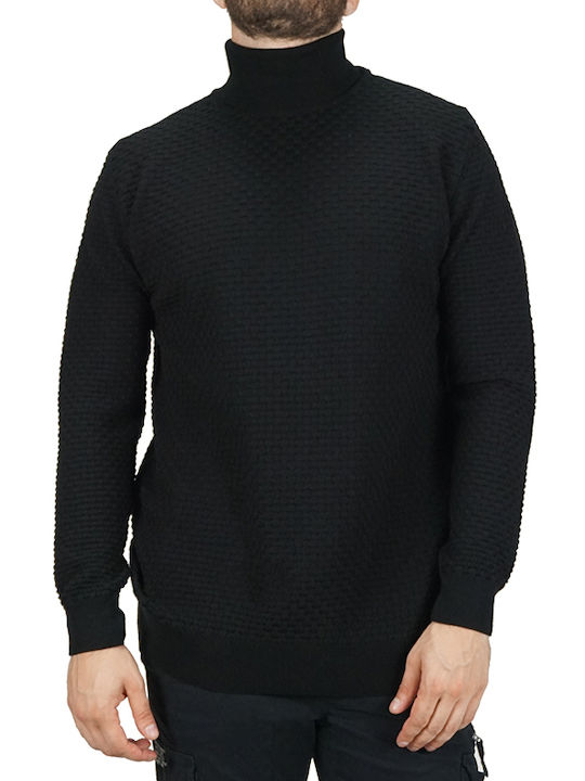 Cotton Green Pulover Mânecă Lungă Negru