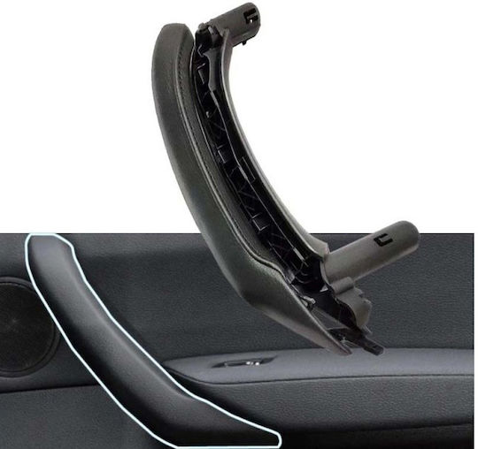 Χειρολαβή Πόρτας Εσωτερική Bmw X3 F25 X4 F26 Εμπρός & Πίσω Δεξιά Σετ 2 Τεμαχίων Μαύρο
