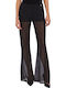 Women's Fabric Trousers Black