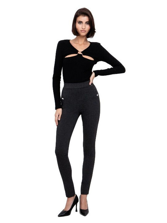 Dama Tesatura Pantaloni Gri