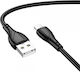 Borofone USB-A zu Lightning Kabel 18W Schwarz 1m