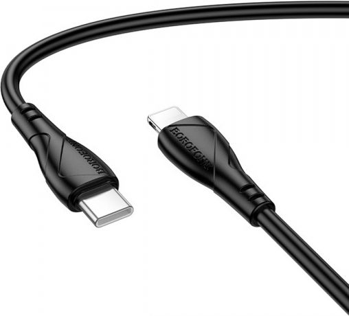 Borofone USB-C zu Lightning Kabel 27W Schwarz 1m