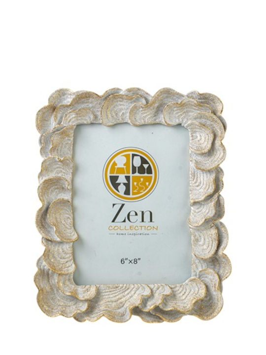 Zen Collection Κορνίζα Πλαστική με Χρυσό Πλαίσιο