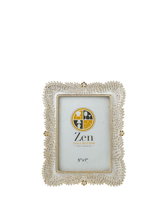 Zen Collection Κορνίζα Πλαστική με Λευκό Πλαίσιο