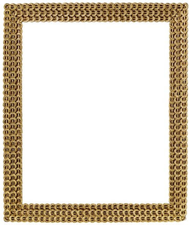 Zen Collection Κορνίζα Πλαστική με Χρυσό Πλαίσιο 20x25