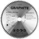 Graphite Schneidscheibe Holz mit 80 Zähnen 300mm