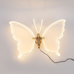 Illuminated White Butterfly Hanging Illuminated White Butterfly Hanging