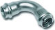 Sanha-nirosan-stahl Stainless Steel Pipe Elbow 90° D64sanha