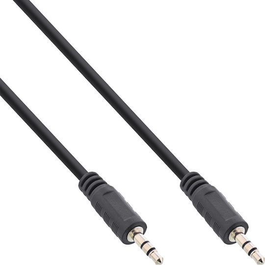 InLine InLine 3.5mm Jack Cable - 3.5mm Male to 3.5mm Male Black 0.3m 99932E