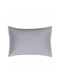Kentia Umeko A Σετ Μαξιλαροθήκες Oxford Anthracite Grey - White 50x70εκ.