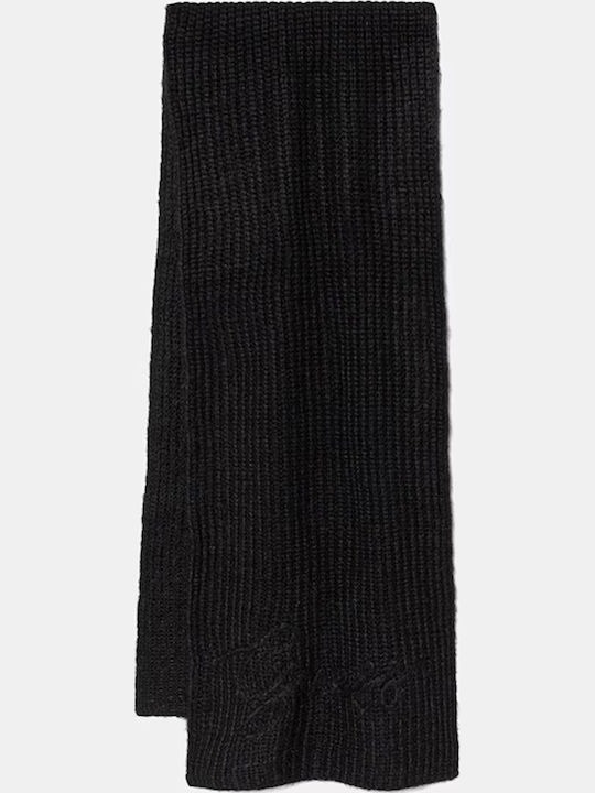 Women's Knitted Scarf Black